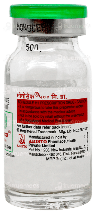 Monocef 500Mg Injection 1